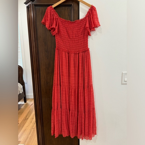 Max Studio maxi coral dress - Picture 2 of 4